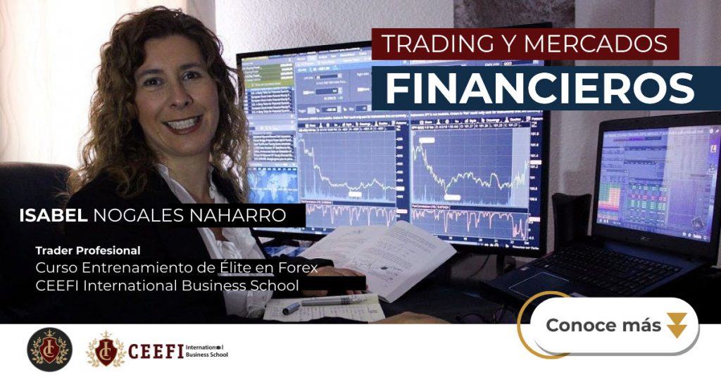 Pocos puedes aprender del Autor. Descucbre los cursos de trading de Isabel Nogales Trader Profesional